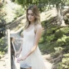 White Summer Drop Waist Dress - Image 3